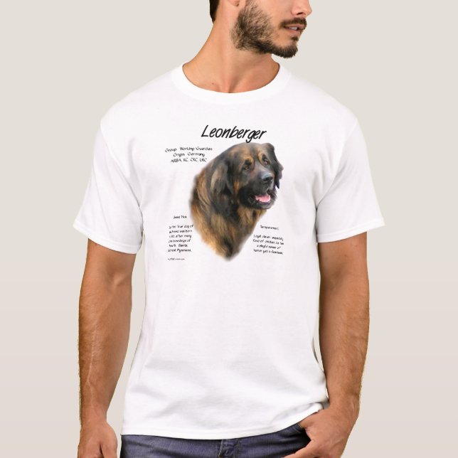 Leonberger-historikdesign Tee Shirt (Framsida)