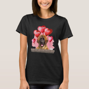 Leonberger Hund Alla hjärtans dag Pet Hund älskare T Shirt