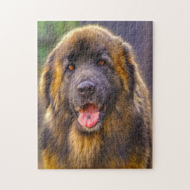 Leonberger Hund aveln Jigszawa. Pussel (Vertikal)