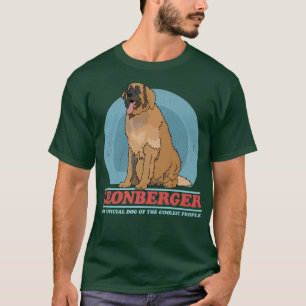 Leonberger-Hund i Hundägare Leonberge T Shirt
