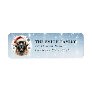 Leonberger Hund Returadressetiketter Returadress Etikett