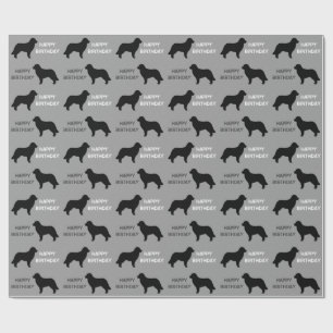 Leonberger Hund Silhuetter Presentpapper