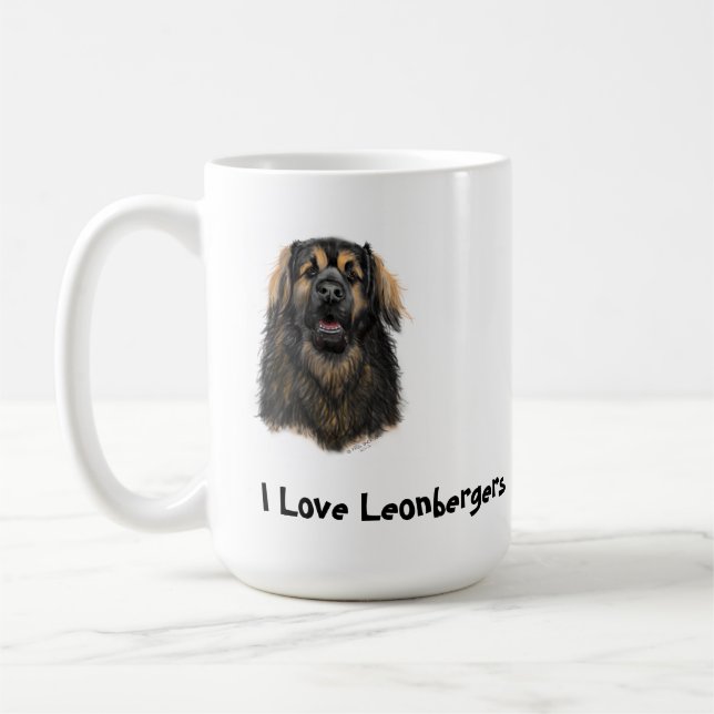Leonberger kaffeMg Kaffemugg (Vänster)