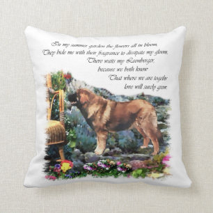 Leonberger konstgåvor kudde