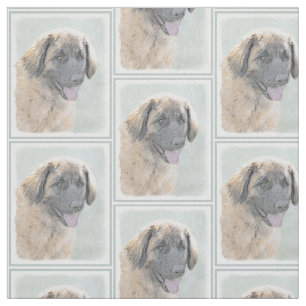 Leonberger-målning - Cute Original Hund Art Tyg