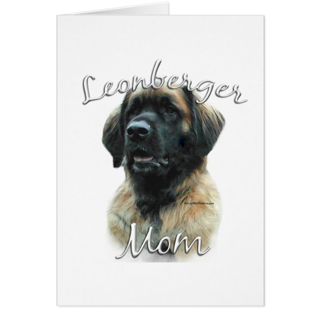 Leonberger Mamma 2 Hälsningskort (Framsidan)