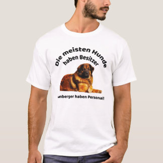 Leonberger med egen personal t shirt