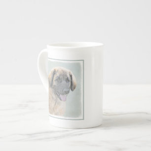 Leonberger Painting - Cute Original Hund Art Benporslin Mugg