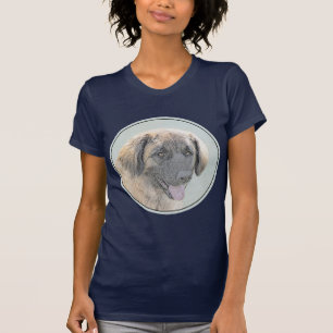 Leonberger Painting - Cute Original Hund Art T Shirt