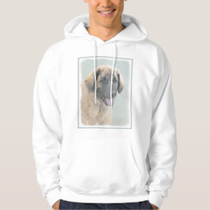 Leonberger Painting - Cute Original Hund Art Tröja Med Luva