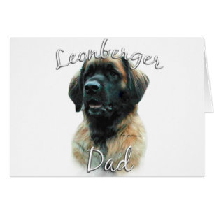 Leonberger Pappa 2 Hälsningskort