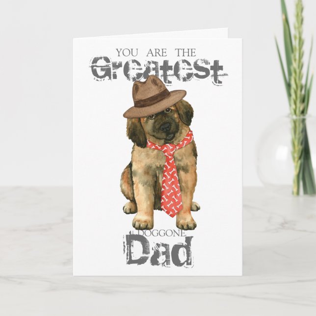 Leonberger Pappa Kort (Framsida)
