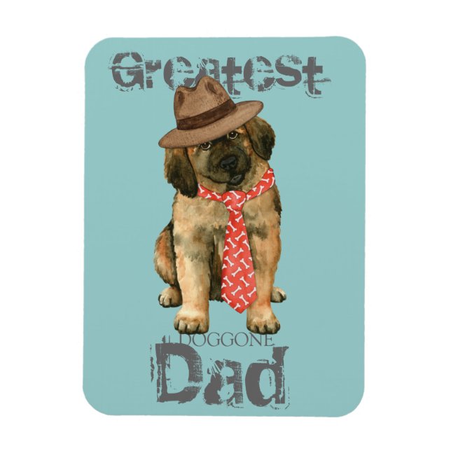 Leonberger Pappa Magnet (Vertikal)