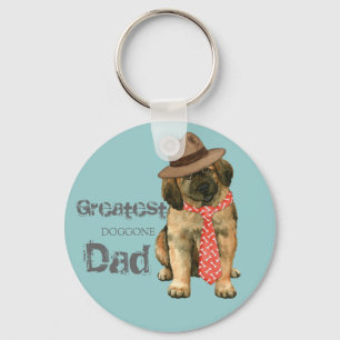 Leonberger Pappa Nyckelring