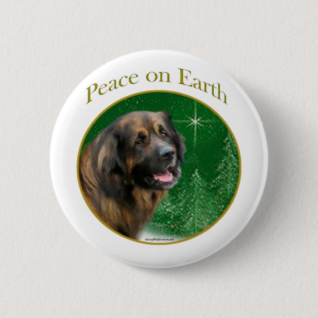 Leonberger Peace Knapp (Framsida)