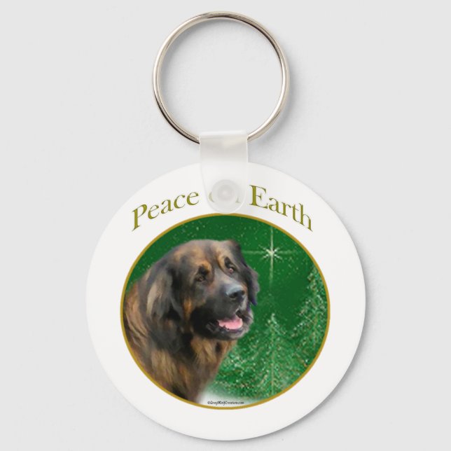 Leonberger Peace Nyckelring (Framsida)