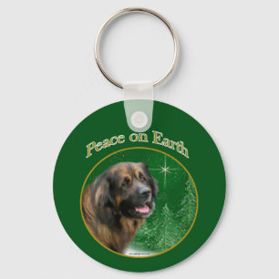 Leonberger Peace Nyckelring
