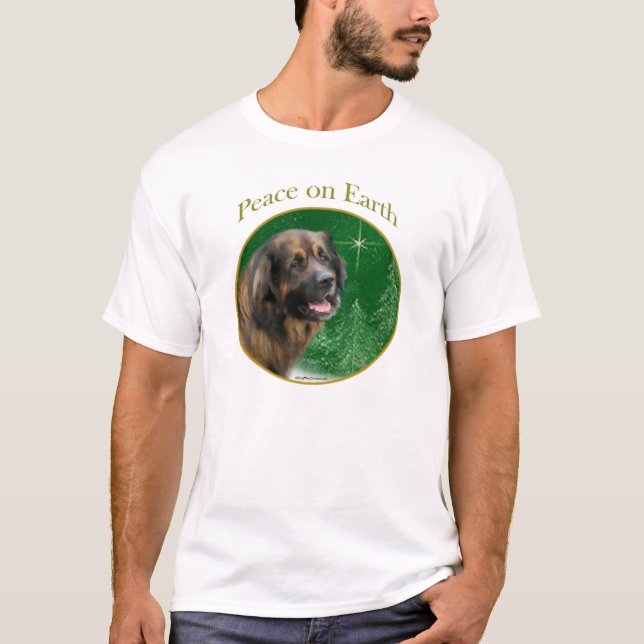 Leonberger Peace Tee Shirt (Framsida)