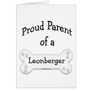 Leonberger Proud Parent Hälsningskort