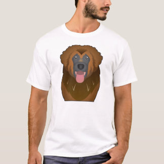 Leonberger-Tecknaden T-shirt