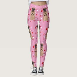 Leonberger Valentines day Leggings