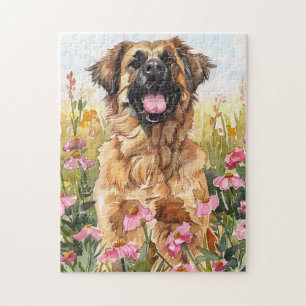 Leonberger Vattenfärgspussel Pussel
