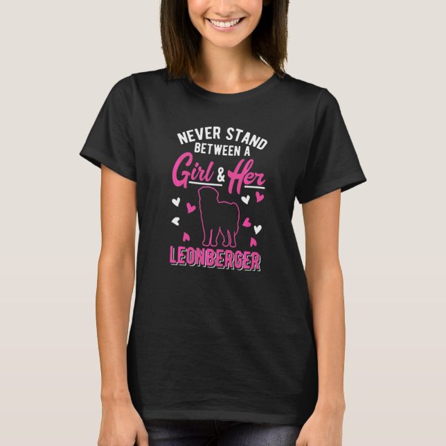 Leonbergerflicka   t shirt (Framsida)
