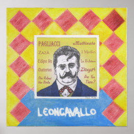 Leoncavallo print poster