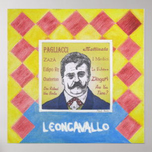 Leoncavallo print poster