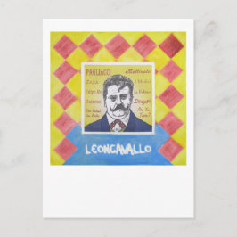 Leoncavallo Vykort