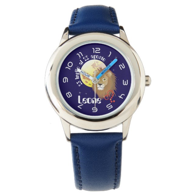 Leone 23 luglio al 22 agosto Orologio Armbandsur (Framsida)