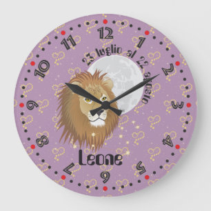 Leone 23 luglio al 22 agosto Orologio Stor Klocka