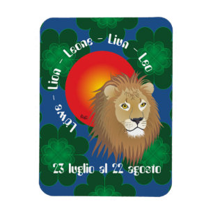Leone 23 luglio al 22 agosto Premium Flexi Magnet
