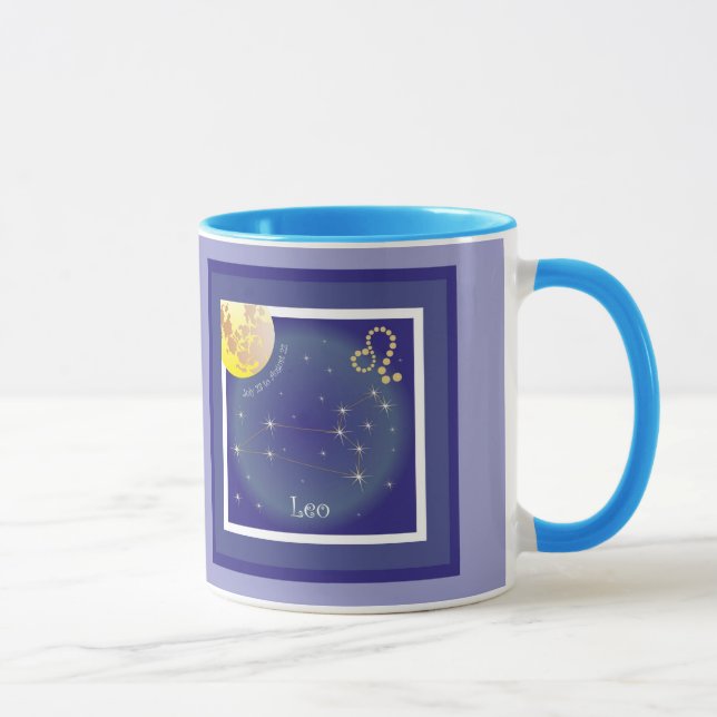 Leone 23 luglio al 22 agosto Tasse Mugg (Höger)