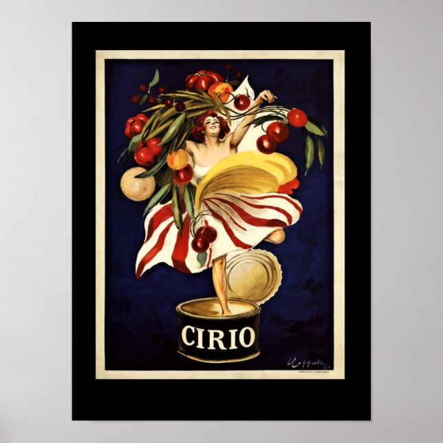 Leonetto Cappiello 1920-tal affisch "Cirio" (Framsidan)