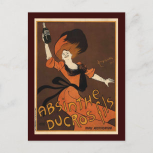 Leonetto Cappiello Absinthe Ducros Fils Vykort