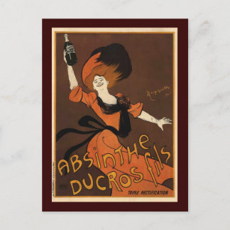 Leonetto Cappiello Absinthe Ducros Fils Vykort
