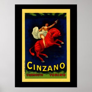 Leonetto Cappiello Art Deco-affisch Italiensk likö Poster