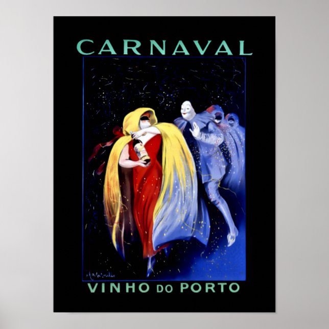 Leonetto Cappiello Art Deco Poster Carnaval (Framsidan)