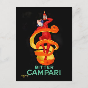 Leonetto Cappiello Bitter Orange Likör Affisch Vykort