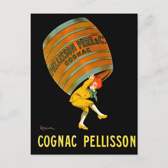 Leonetto Cappiello Cognac Pelisson Advertising Vykort (Framsida)