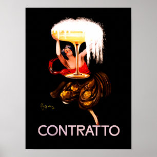 Leonetto Cappiello-Fransken 1920 Poster "Contratto