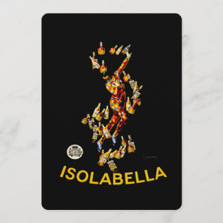 Leonetto Cappiello Isolabella Liqueur Reklam Inbjudningar