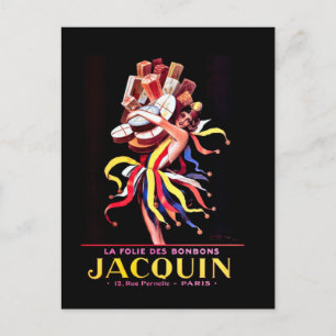 Leonetto Cappiello Jacquin Bonbon-reklam Vykort