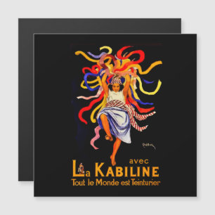 Leonetto Cappiello La Kabiline Reklamaffisch Magnetisk Inbjudningskort