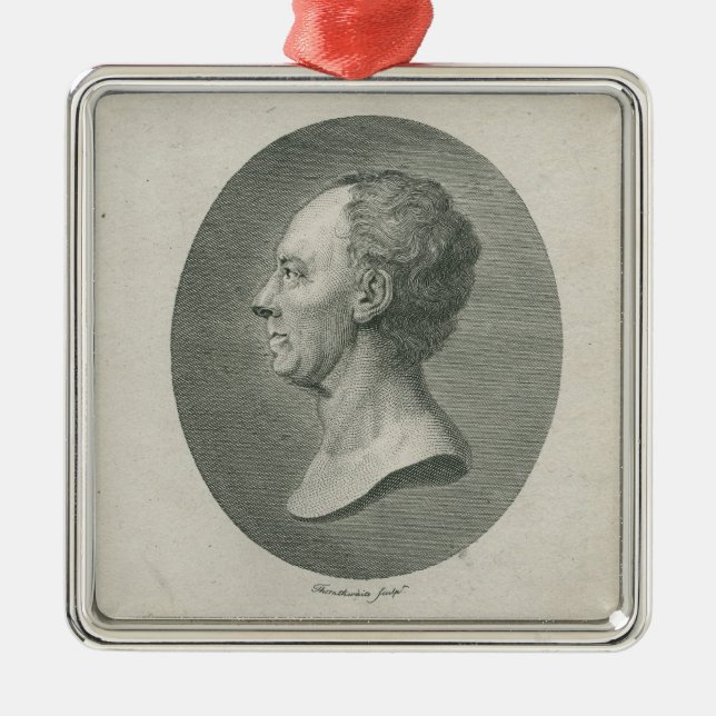 Leonhard Euler Julgransprydnad Metall (Framsidan)