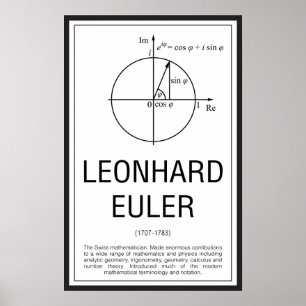 Leonhard Euler Poster