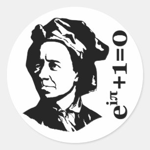Leonhard Euler Runt Klistermärke