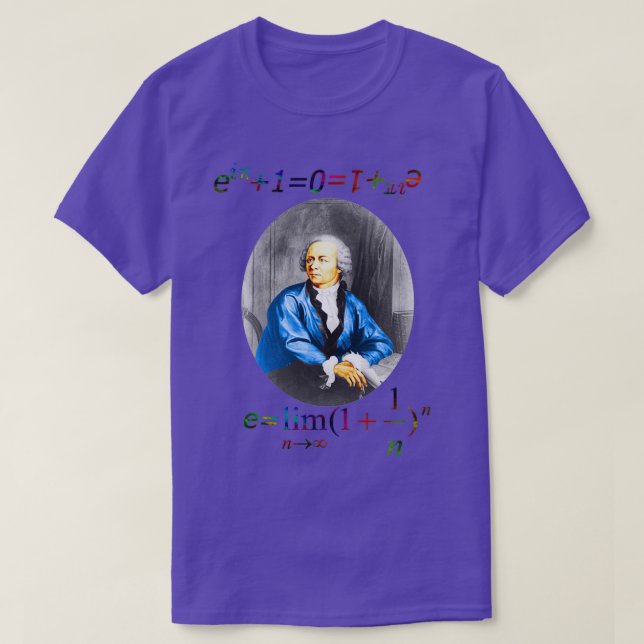Leonhard Euler  T Shirt (Design framsida)