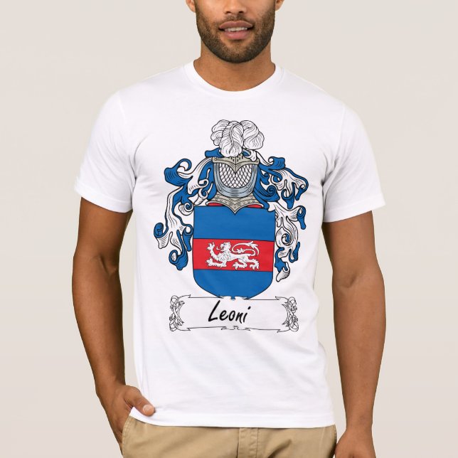 Leoni familjvapensköld t-shirt (Framsida)